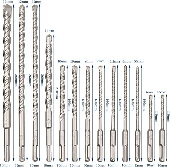 Amazon | 電動ハンマー チゼル 17本セット チゼル SDS プラス シャンク