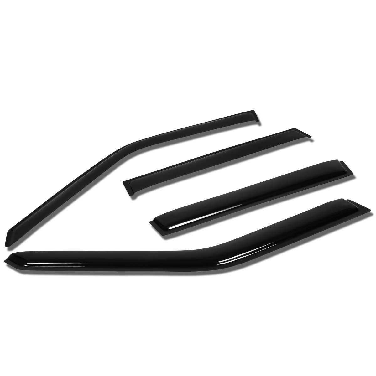 Auto Dynasty Rain Guards Tape-On Compatible with 1993-1997 Volvo 850 4-Pieces Window Visor Deflector