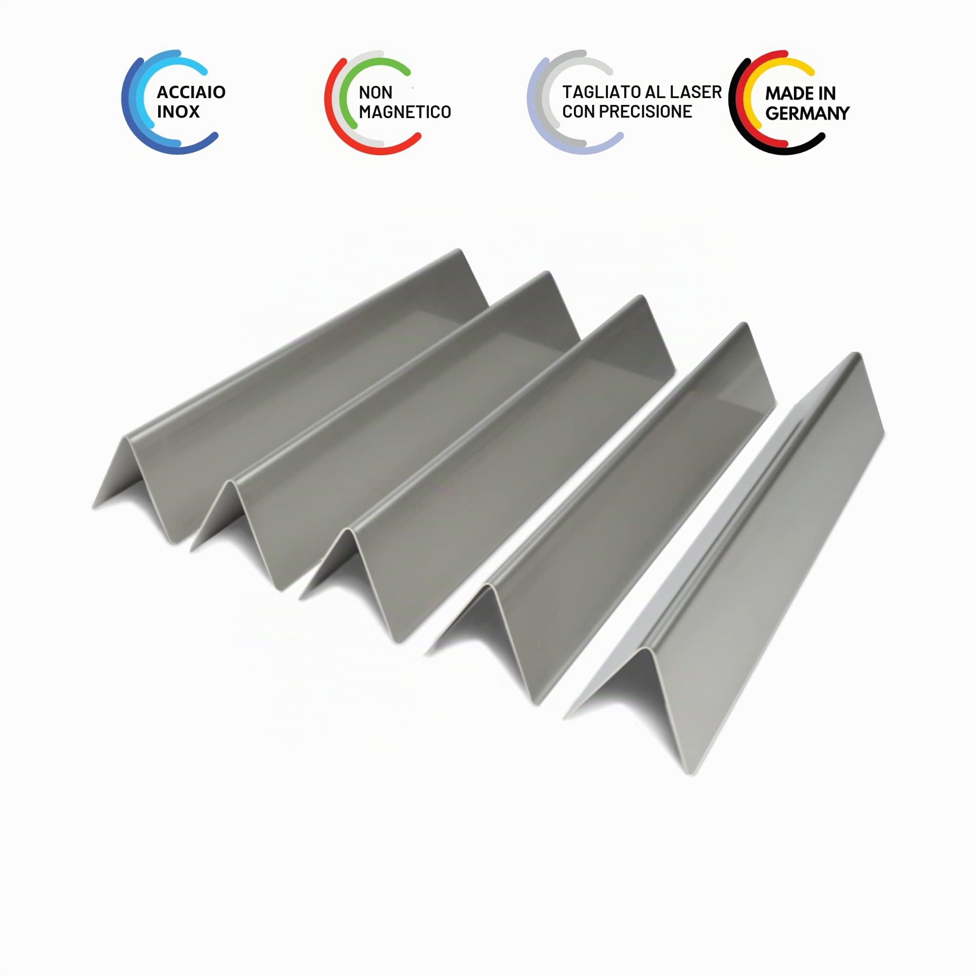 Flavorizer Barre Acciaio Inox aromatizzazione per Weber Spirit 300 Serie Gas Grill (Pannello di Controllo Montato Anteriore)-7636
