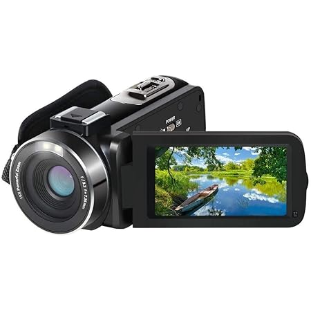 Amazon ビデオカメラ Actitop デジタルビデオカメラ Hdr 48mp Wifi機能 16倍デジタルズーム Ir夜視機能 予備バッテリーあり 3 0インチタッチモニター 外部マイク 超広角レンズ搭載 ビデオライト カメラバッグ 日本語システム 2400万画素 ビデオカメラ 通販