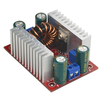 400W DC-DC High Power Boost Converter Adjustable Constant Voltage Constant Current Power Supply Module Drive Notebook Battery Charging with Short Circuit Protection