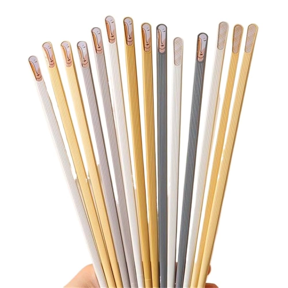 Amazon | JAHH 中国家庭用合金箸 中国箸 一人一本箸 家族商業用