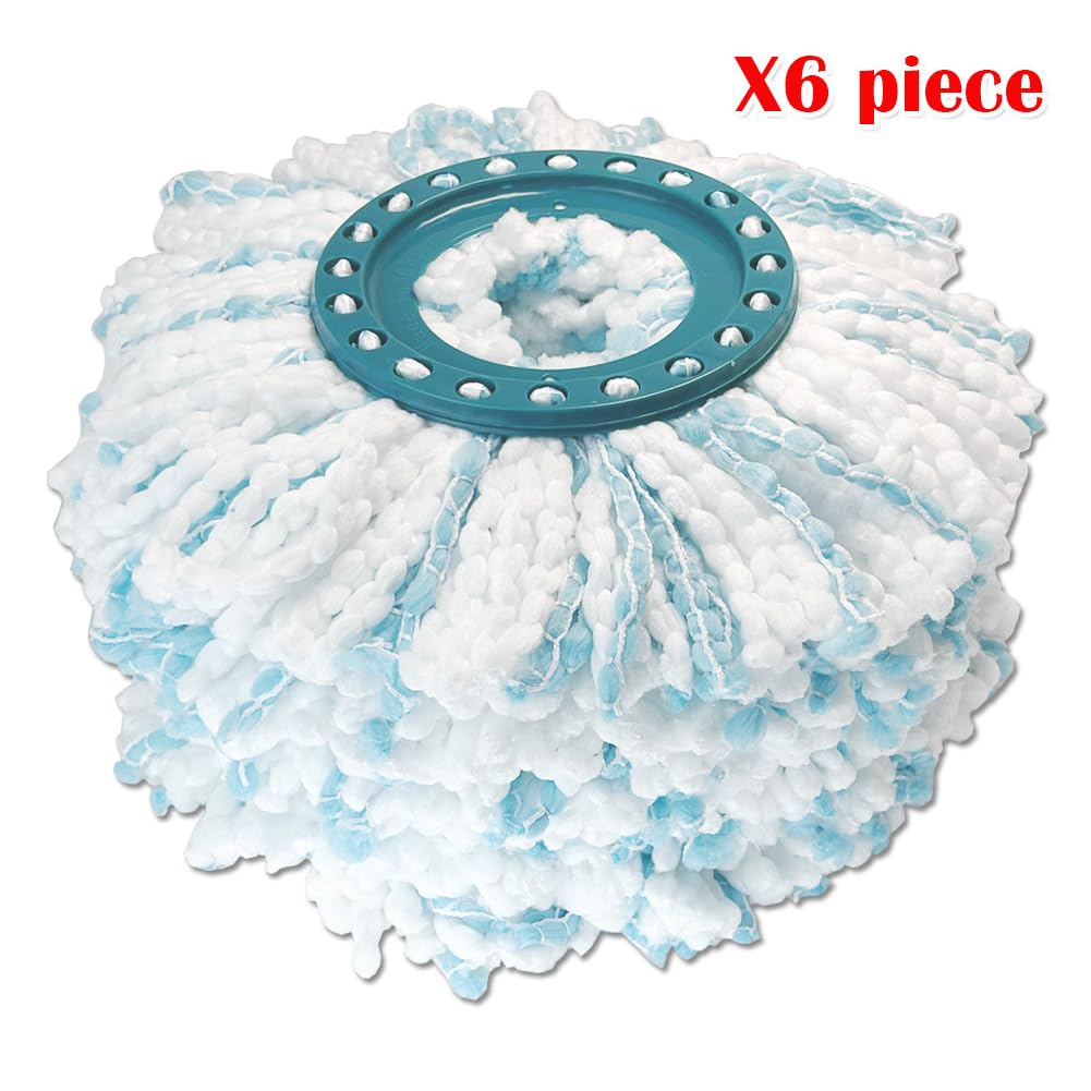 3 Ersatzköpfe Für Leifheit Clean Twist Wischmopp - Super Saugstarke Mikrofaser-Tücher Für Alle Böden