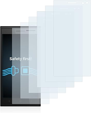 Savvies Protector de Pantalla para Elephone P2000 [6 Unidades] - Transparente