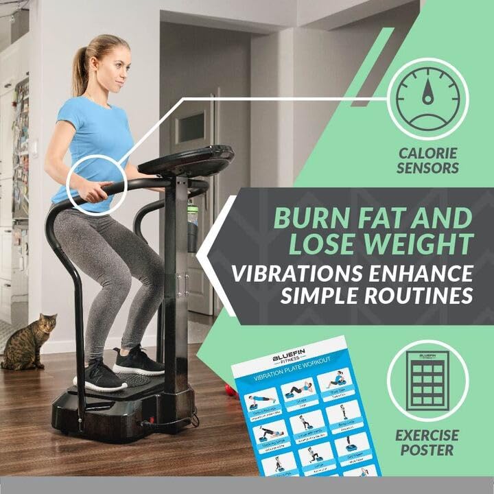 Bluefin Fitness Pro Vibration Plate with Silent Motor — view 4