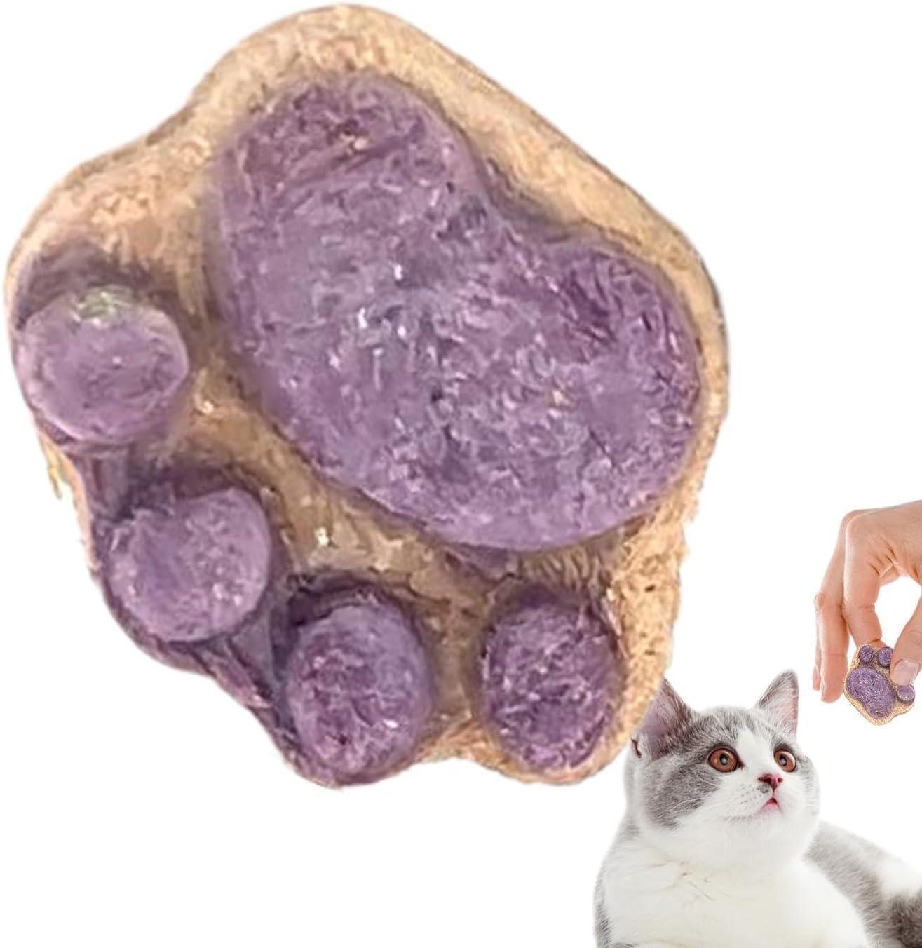 10pcs Paw Shaped Cat Snack Kittens Foods Treat Cat Oral Cleaning Snacks Cats Treat Selection Cats Grass Sticks For Indoor 5g 10pcs Paw Shaped Cat Snack Kittens Foods Treat Cat Oral Cleaning Snacks Cats Treat Selection Cats Grass Sticks For Indoor 5g