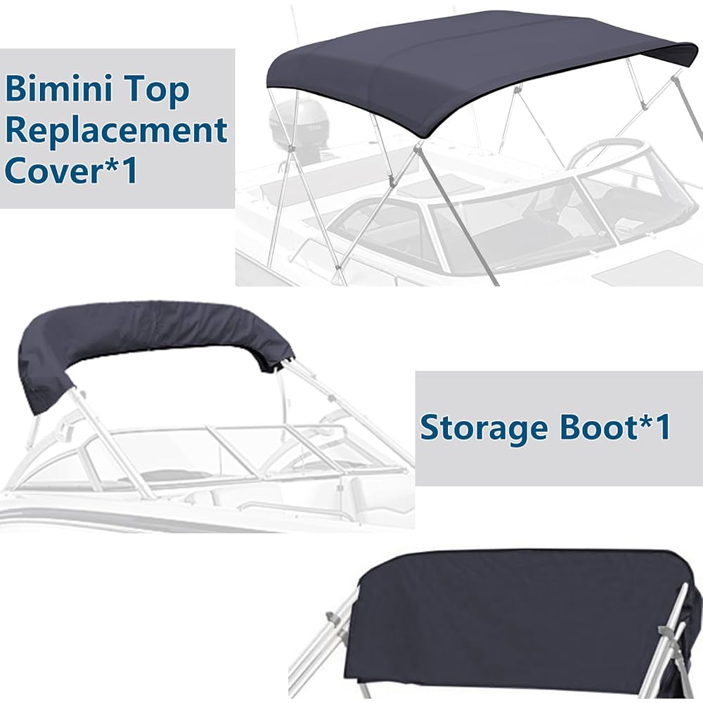 Merm4id スリーブ　　4個 Amazon.com: 4 Bow Bimini Top Replacement Cover with Storage