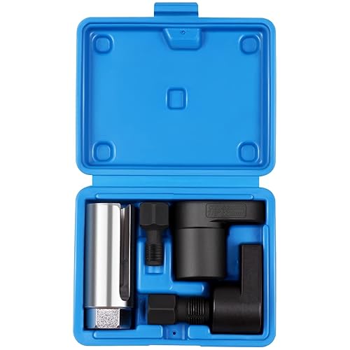 Juego de 5 piezas de zócalos de sensor automotriz de 12 pulgadas y 38 pulgadas, 78 pulgadas, 0.866 in, herramienta de extracción de llave de enchufe