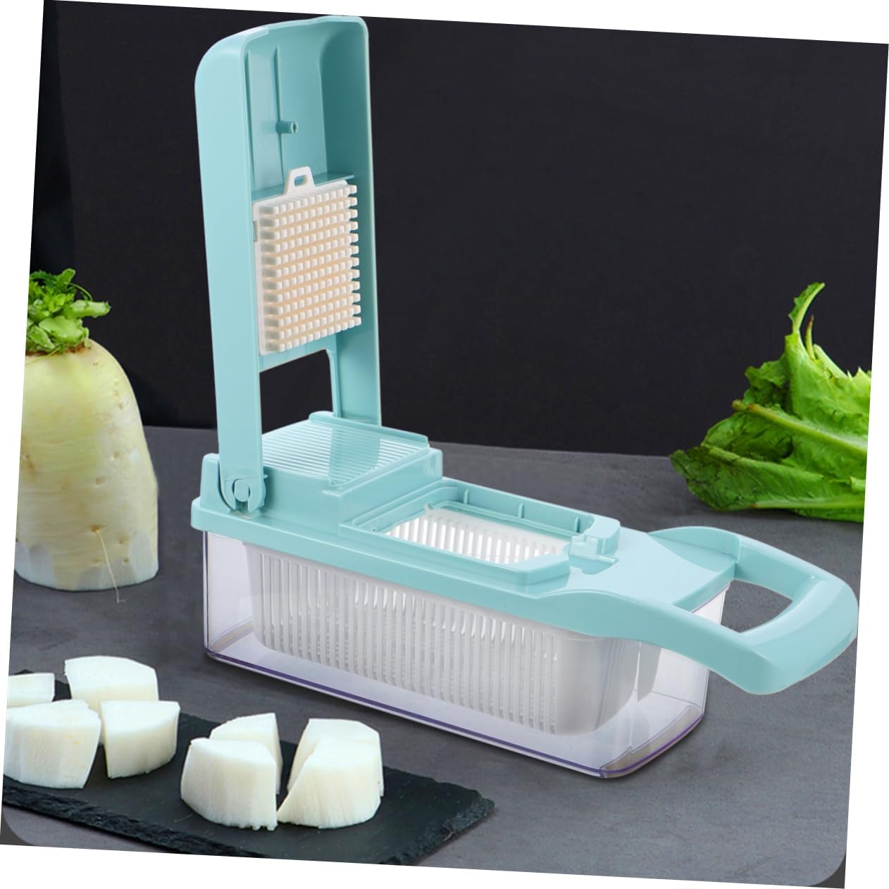 Alipis Multi-Functional Vegetable Chopper Slicer Cutter Egg White Separation Stainless Steel Grater for Potatoes and Vegetables for Home Cooking and Meal Prep