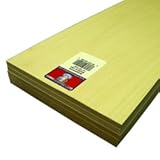 4129 Micro-Cut Quality Basswood Sheet Bundle&comma; 0&period;25 by 6 by 24-Inch