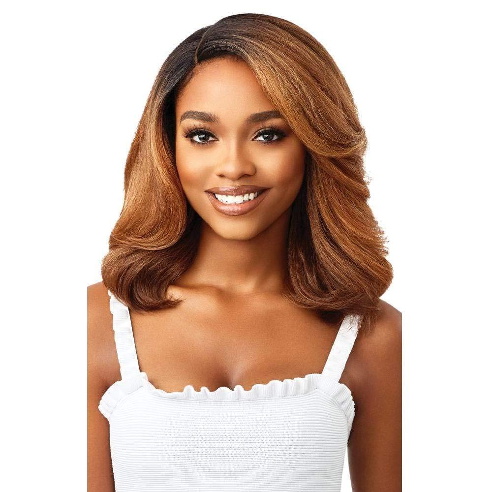 Outre EveryWear Synthetic HD Lace Front Wig - EVERY 6 (1B Off Black)