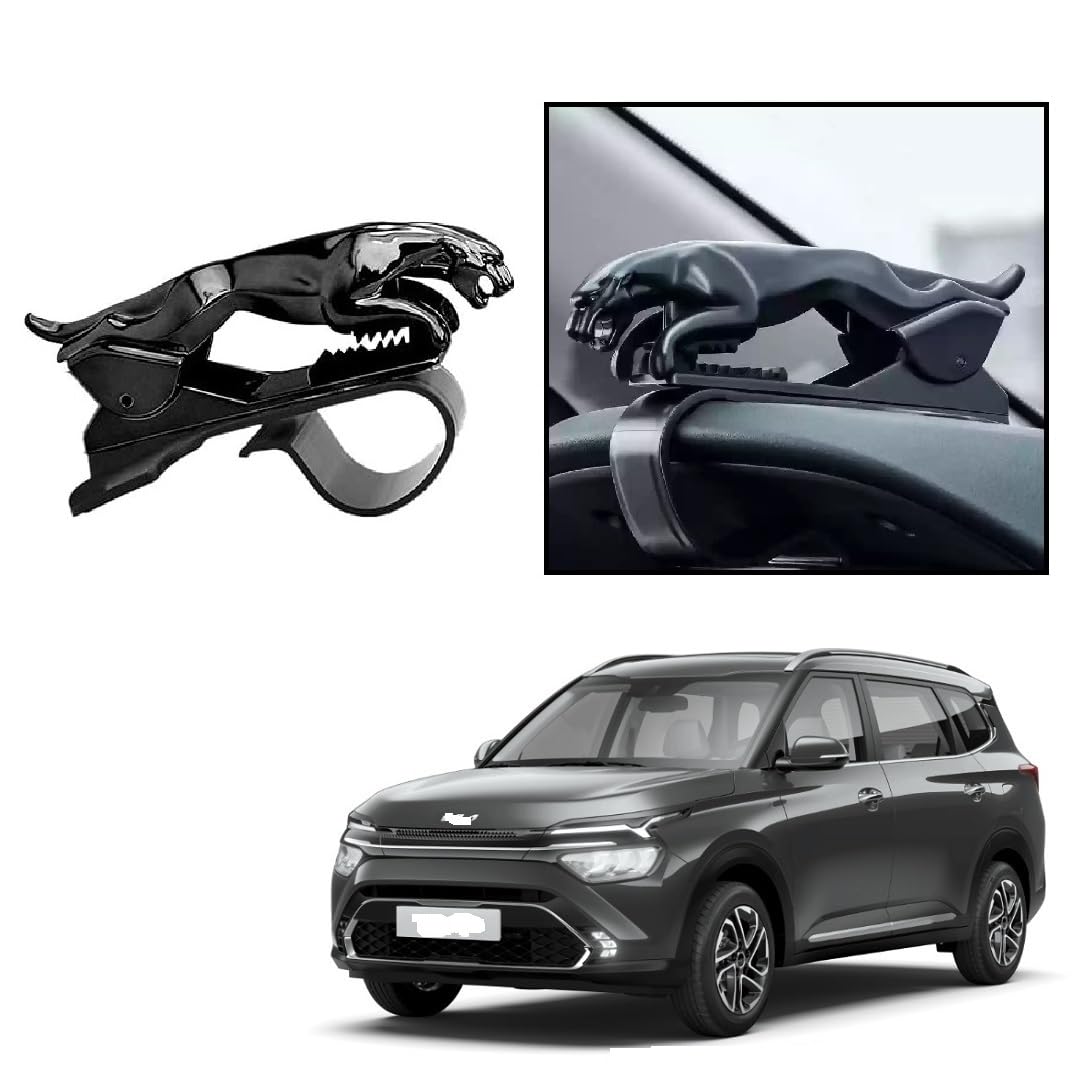 Best Fix Clip Type Jaguar Shape Car Dashboard Mobile Stand Holder for Kia carens-image-47