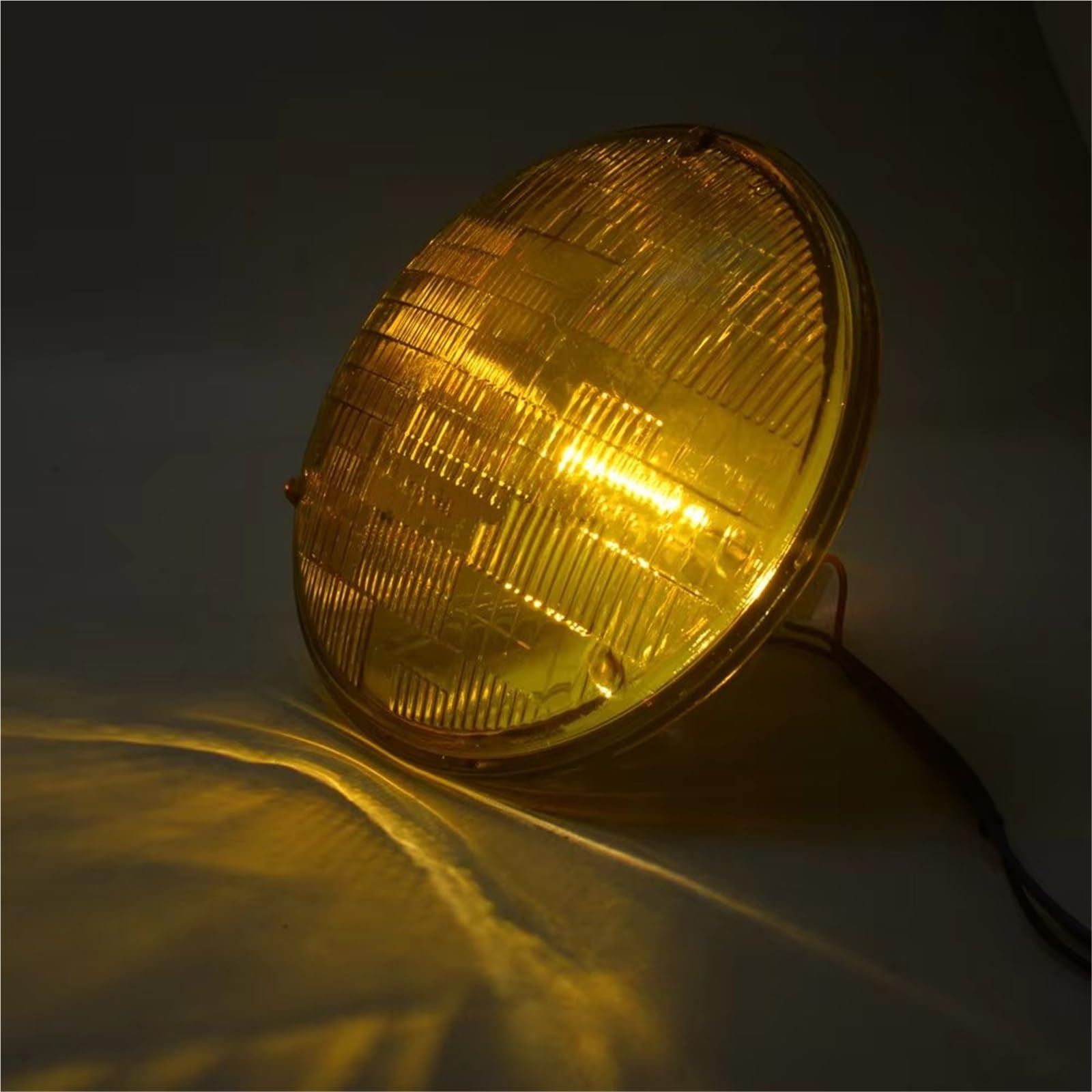 Moto Faro Fanale per Dyna per Sportster Moto 4.5 "5.75" 7 "Rotonda Alogena Fascio di Vetro del Faro Lampadina 12V Hi Anabbaglianti