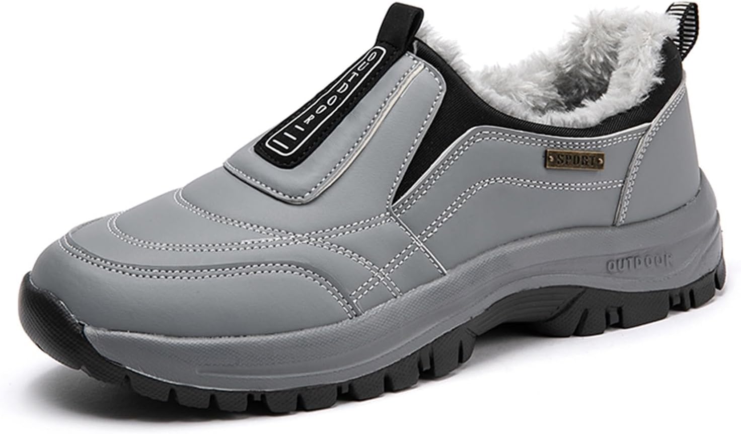 Hiking Shoes Men's Winter Boots Warm Lined Hiking Boots Snow Boots Trekking Shoes Outdoor Shoes Lightweight Breathable Casual Shoes Slip On Walking Shoes Trainers Training Shoes