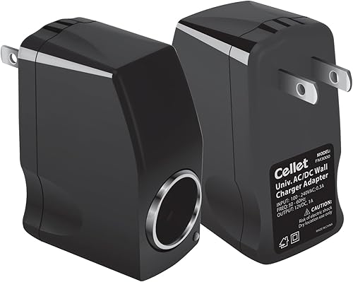 Cellet Convertidor de salida de CA a CC de 12 V. Alimentación CA/CC 110 V - 120 V CA a 12 V CC Convertidor de potencia para encendedor de