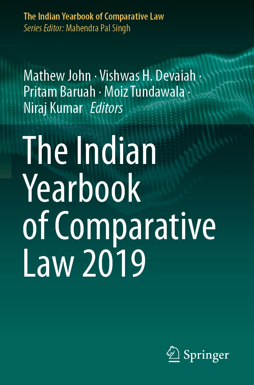 Springer The Indian Yearbook of Comparative Law 2019
