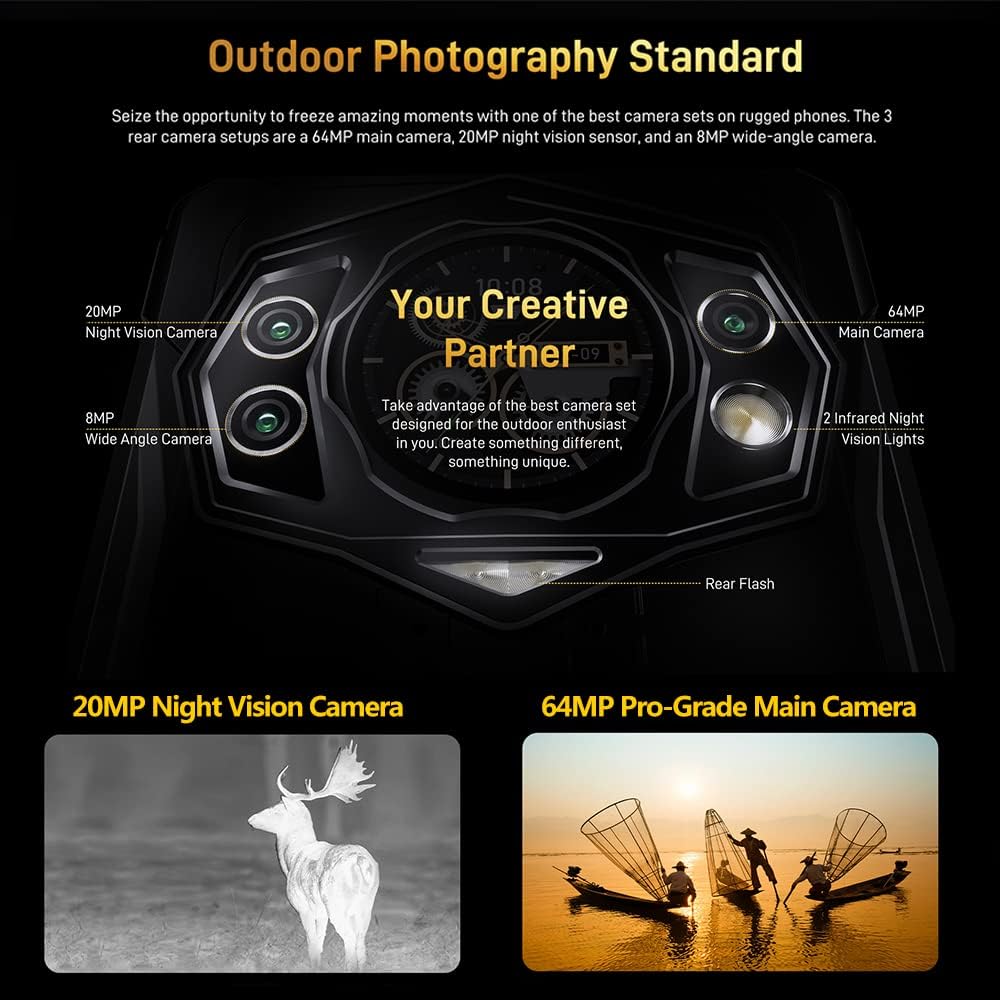 DOOGEE S98 Camera System with Night Vision