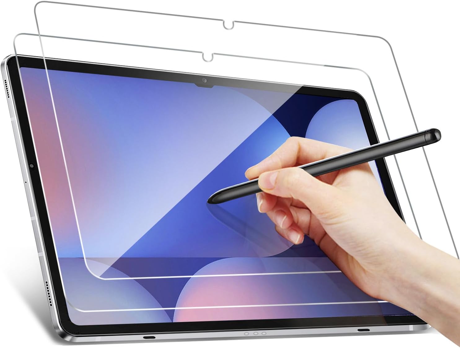 ZtotopCases 2 Pack Screen Protector for Galaxy Tab S10 Plus 12.4''/S9 FE Plus 5G/S9 Plus/S7 FE/S8 Plus/S7 Plus, 9H High Definition/S Pen Compatible Tempered Glass for Samsung Tablet S10+S9 FE+S8+