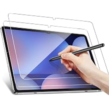 2-Pack Samsung Galaxy Tab S7 FE 5G 2021/Tab S9 Plus/Tab S8 Plus/Tab S7 Plus 12.4" High Definition 9H Tempered Glass Screen Protector for Galaxy Tablet S7 FE/S9+/S8+/S7+ Screen Protector