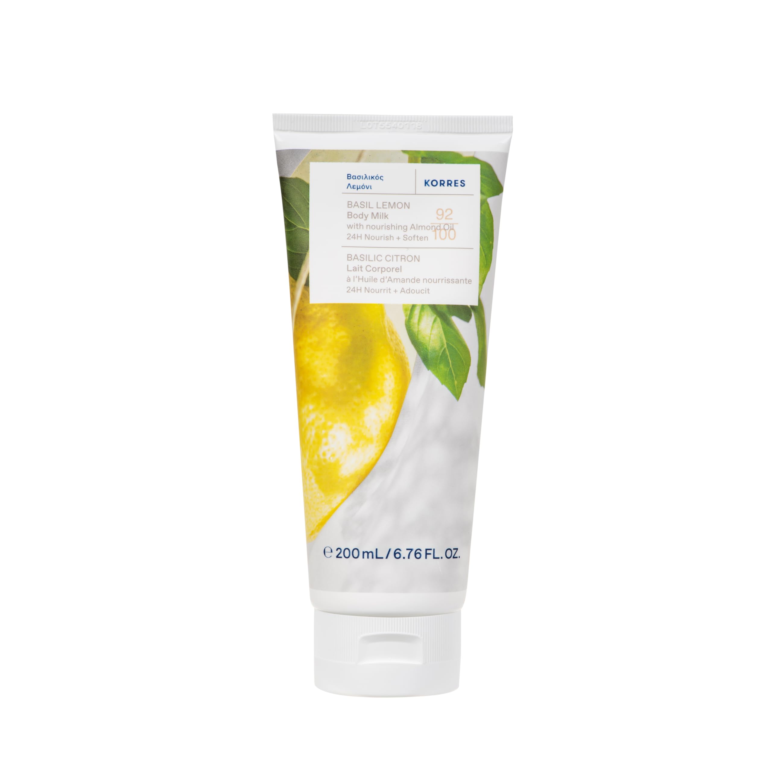 Korres Basil Lemon Body Milk 200Ml