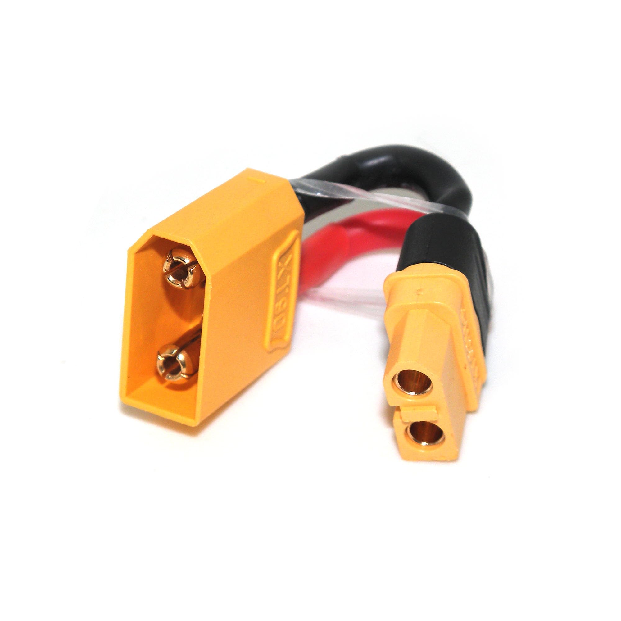 TRADOCK XT90 Male to XT60 Female Connector Converter Adaptor with 12awg 1.96inch 5cm Cable