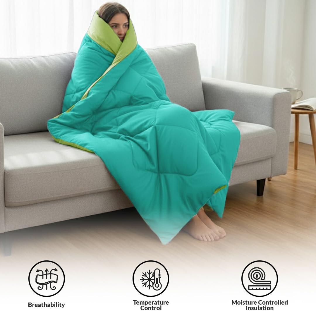 HOMEMONDE Double Comforter - Reversible Microfiber -4