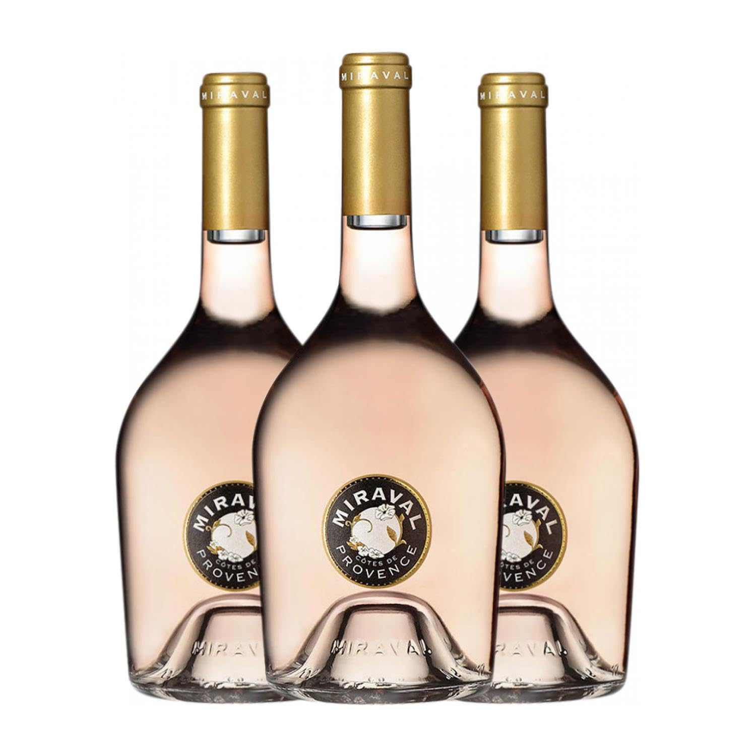 Château Miraval Rosé Côtes de Provence 75 cl Vino rosado (Caja de 3 Botellas de 75 cl)