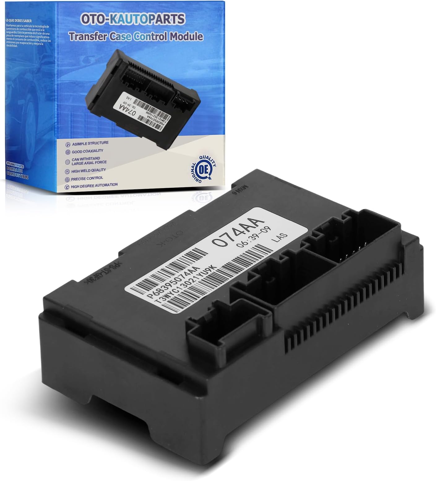OTO-K Transfer Case Control Module TCCM Compatible with Jeep Grand Cherokee Dodge Durango 2014 2015 2-Speed Automatic Transmission,Replace#68395074AA 05150732AE