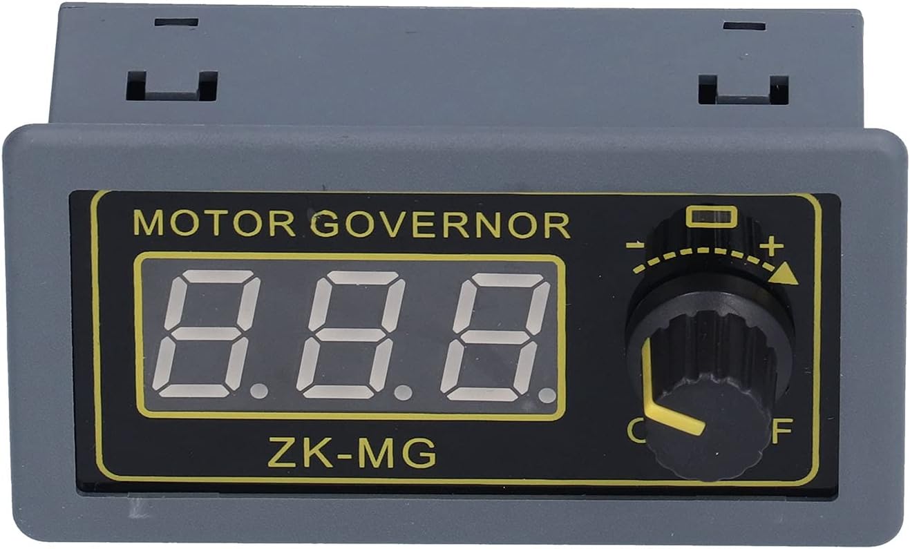 DC Motor Speed Controller, PWM Governor, ABS Material, 5A, 150W, Adjustable Frequency - Soft Start Protection, Duty Cycle Control, Ideal for Electronic Equipment and Machinery