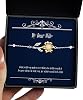 Motivational Wife Gifts, Being with You Makes Everything Else in Life Worth it Because When, Fancy Sunflower Bracelet for Wife from Husband