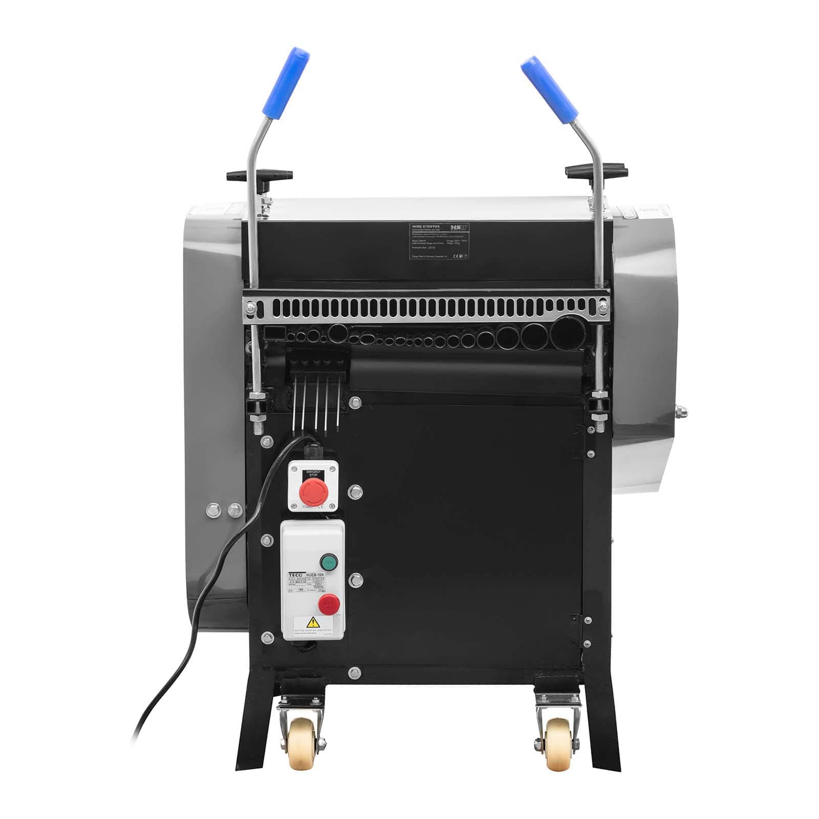 MSW Máquina Pelacables Peladora De Cables Eléctrica MSW-WIRESTRIPPER-003-2200 (Velocidad De Corte: 23 m/min, 2.200 Watt, 21 Entradas)