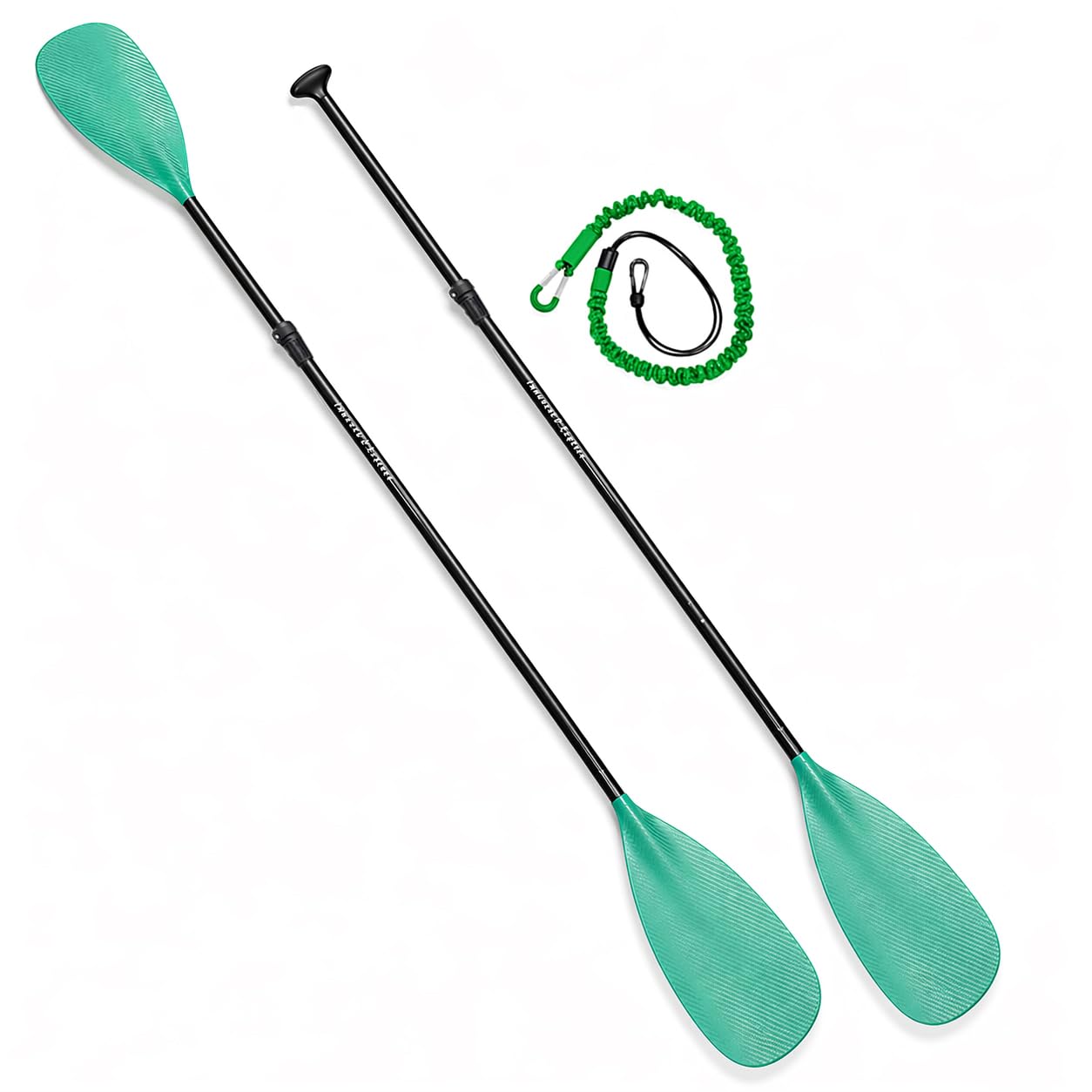 BeGrit Remo Paddle Surf 2 en 1 Remo Kayak Aluminio 4 Piezas Remo Doble Paddle Surf Ajustable Pala Sup Desmontable Set Accesorios Pala Padel Surf para Canoa Board Hinchable