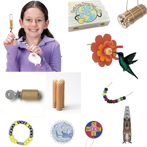 Nature-Watch STEM Kits 12 Project Bundle | Grades TK-6 (12 Educational Craft Activities with All Needed Materials and Step by Step Videos Guide The Instruction) (25 Students)