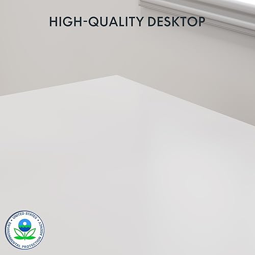 Miniatura 6 de FLEXISPOT Escritorio para computadora de 40 pulgadas, estación de trabajo para oficina en casa con bolsa de almacenamiento, mesa de estudio moderna,