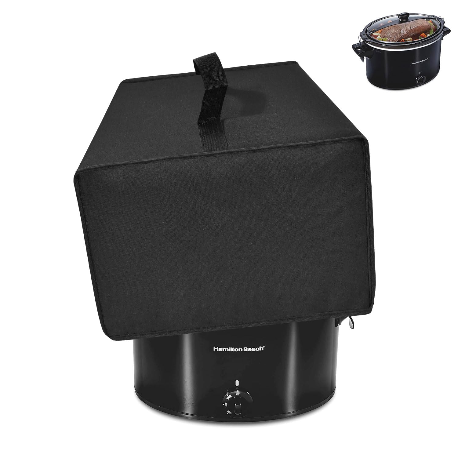 Cover for Hamilton Beach 10 Quart Slow Cooker 33195 Waterproof Heat-Resistant Multi-cooker Dust Protective Case Heavy Thick Slow
