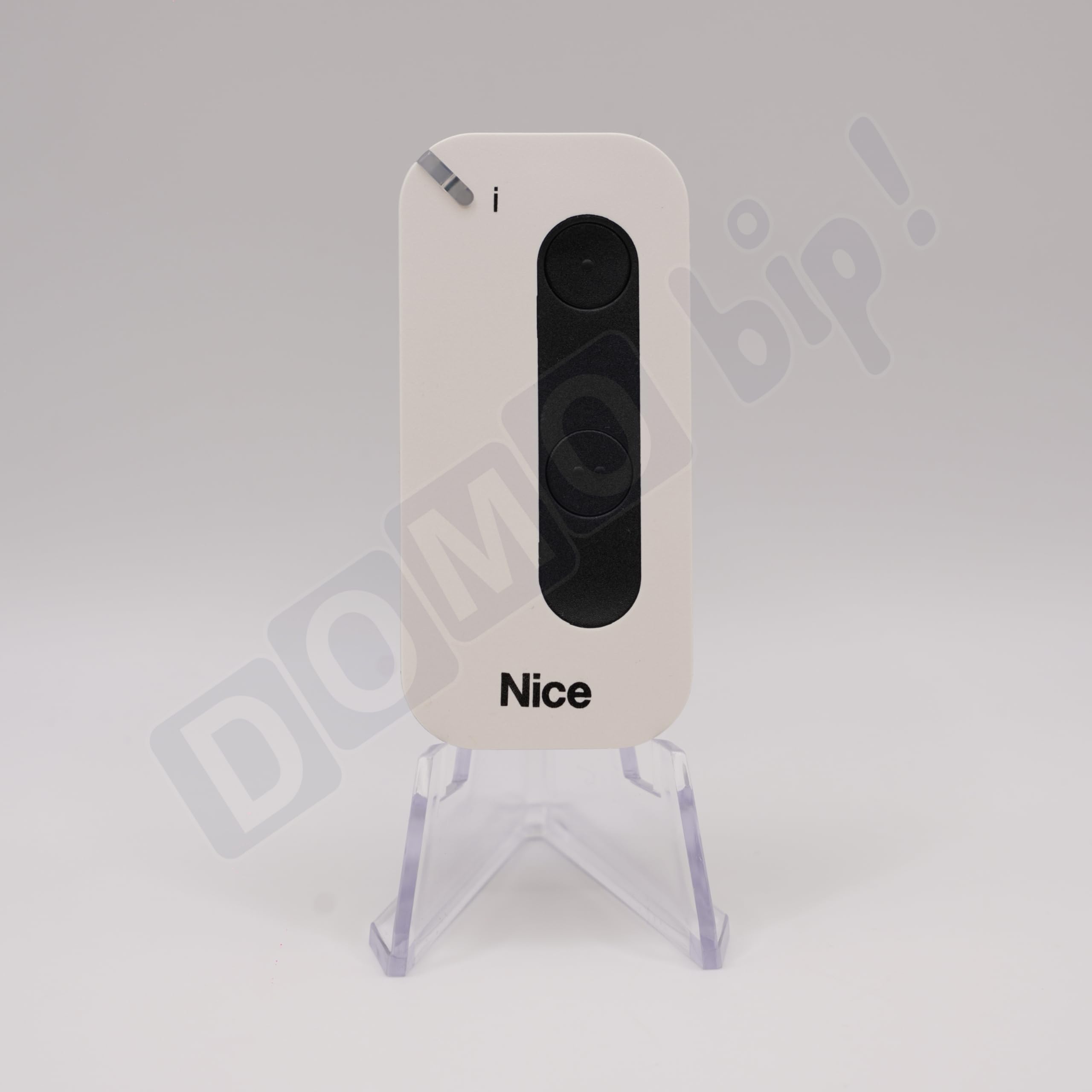 Nice MyGO2BD - Mando a distancia para puertas y puertas de garaje - 2 canales - IP30 - Frecuencia: 433,92 MHz - Codificación: Bidireccional BD & O-Code - Compatible con receptores OXIBD, OXI, OX2,