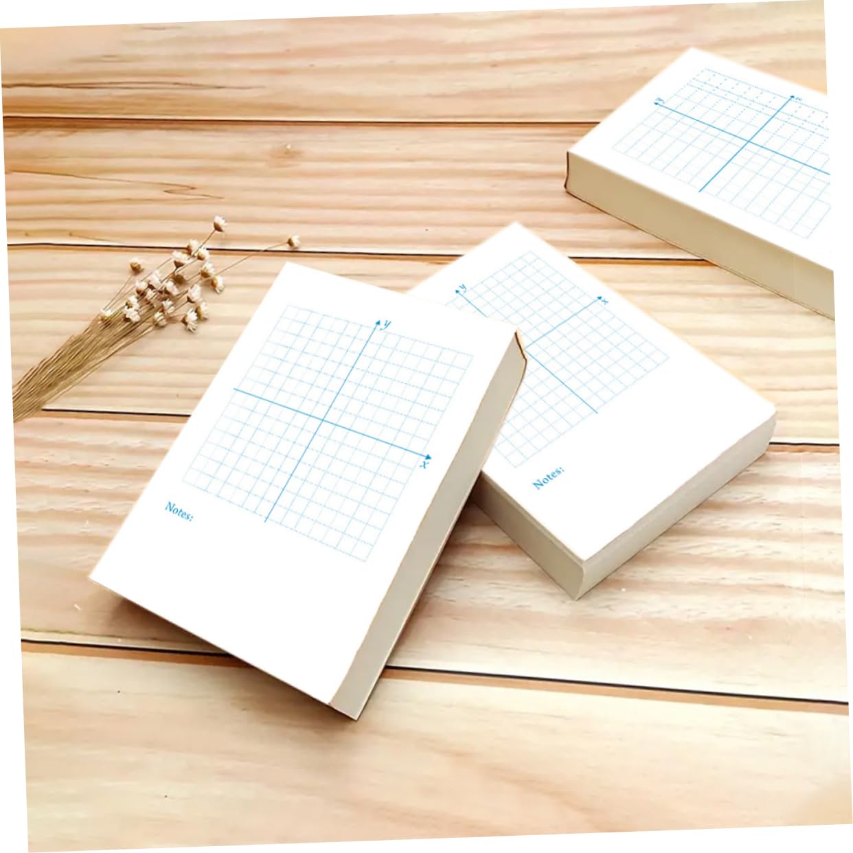 OSALADI 4 Pezzi 4 Libro di esercizi di numeri coordinata punteggiato disegno matematica classe carta grafica schede verticali forniture matematiche schede di Oxford bianca