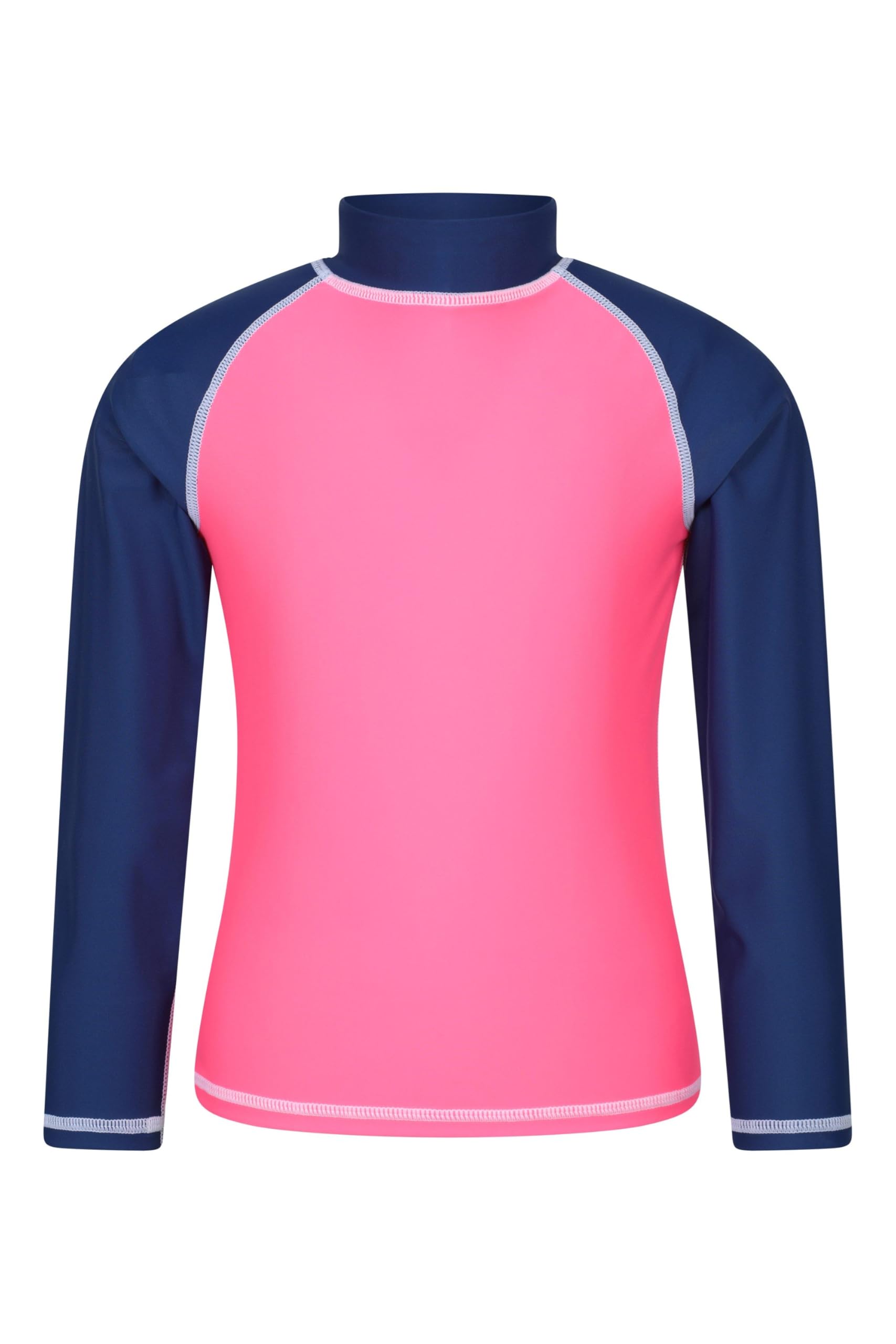 Kids Long Sleeved Rash Vest - Pink