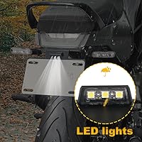 Vista 5 de Eliminador de guardabarros de motocicleta compatible con Husqvarna VitPilen/SvartPilen 401 2020-2023, SvartPilen 125/200/250 2020 2021 2022 2023