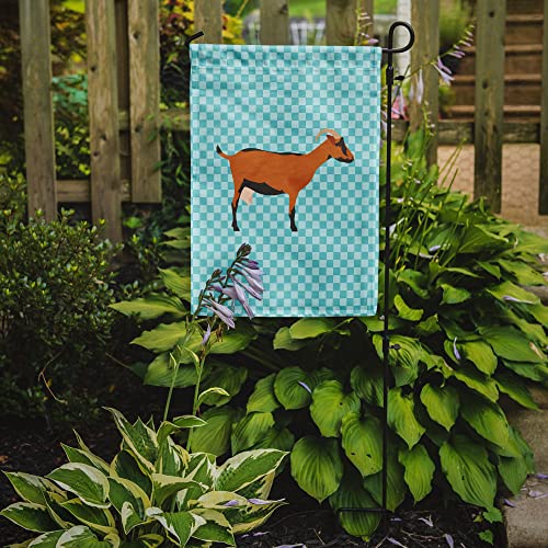 Drapeau Oberhasli Goat multicolore double face résistant aux UV pour mât de jardin rustique - 3