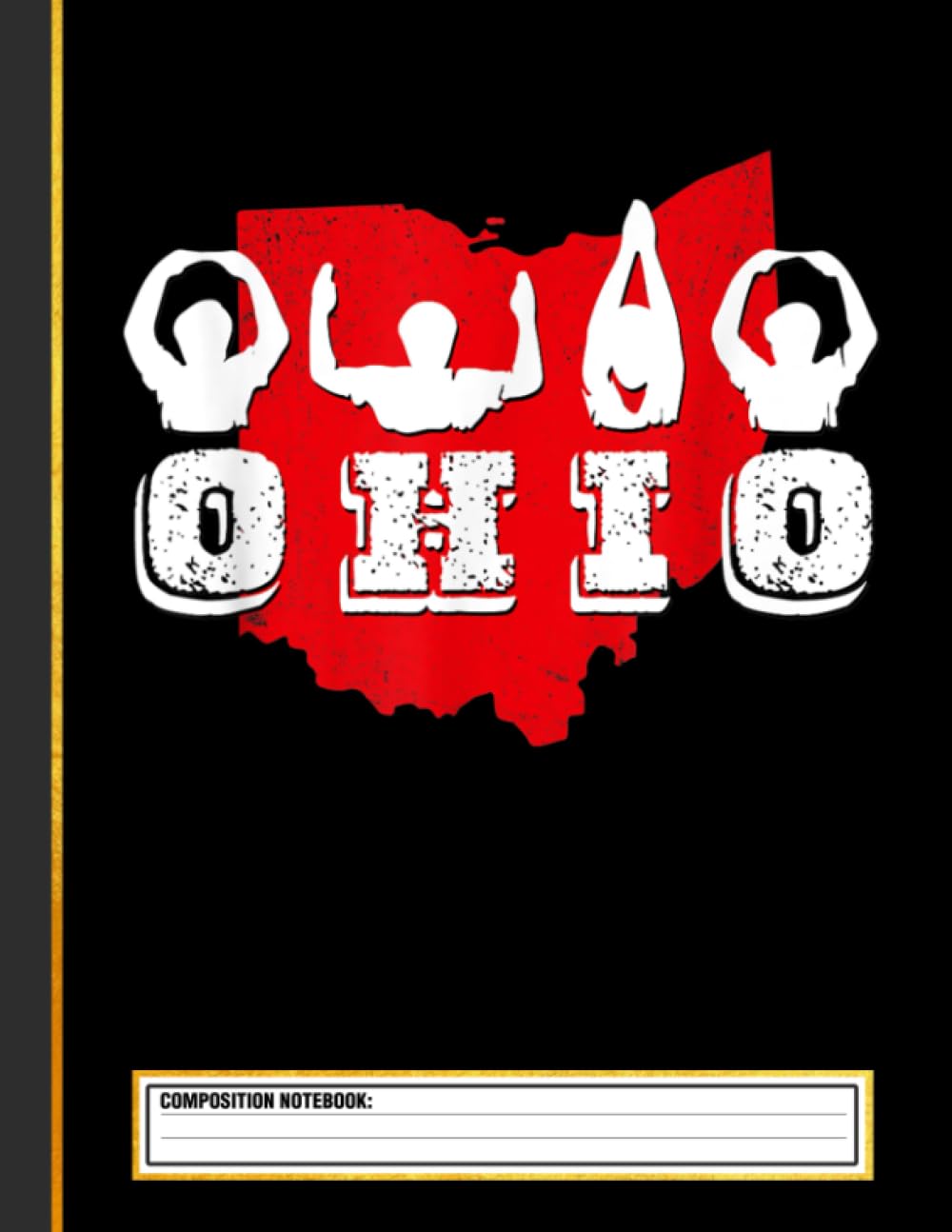 Proud To Be Ohioan Letters State Root Gift Ohio State Composition Notebook
