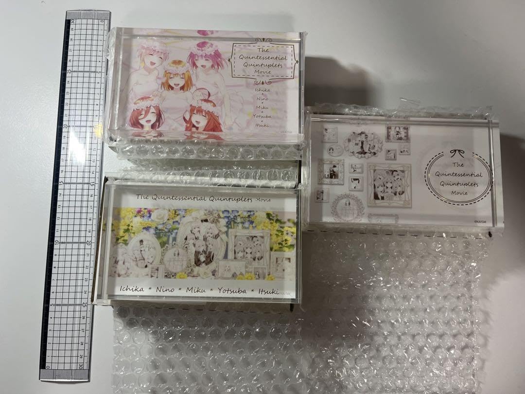 Amazon.co.jp: 五等分の花嫁 アクリルブロック 3種コンプリートセット 