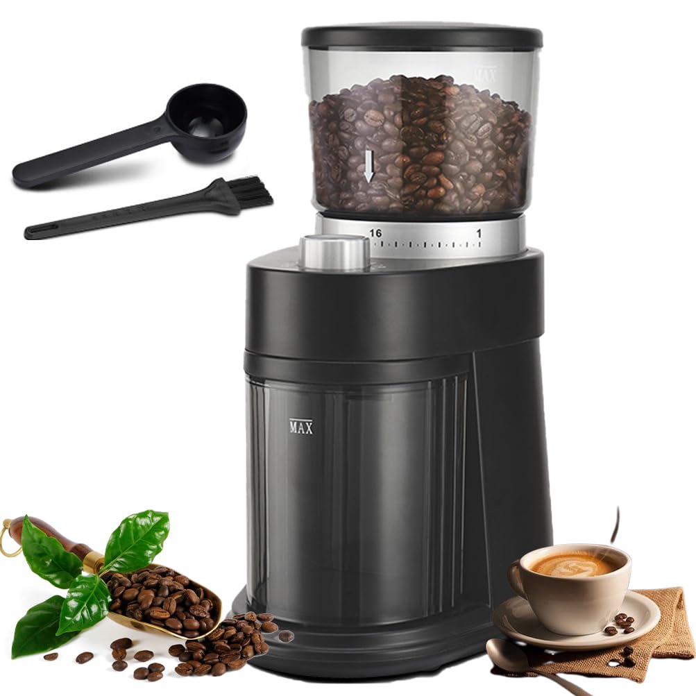 Moulin à café électrique goutte à goutte grande capacité 250g
