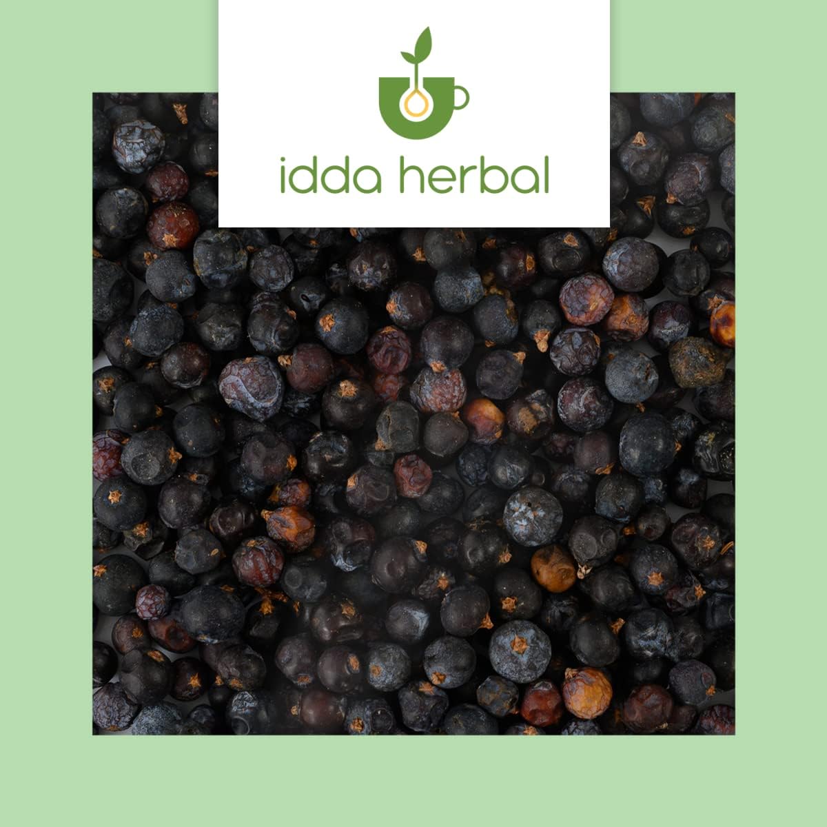 IDDA Herbal Сушеные ягоды можжевельника 500 г, целые ягоды можжевельника, без добавления сахара, сушеные фрукты