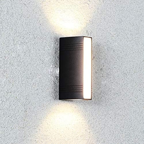 Up/Down LED Outdoor/Indoor Light Fixture Waterproof Lamp Exterior Wall Mounted Outdoor Wall Sconces Door Side Gate Side Lighting Modern 6W