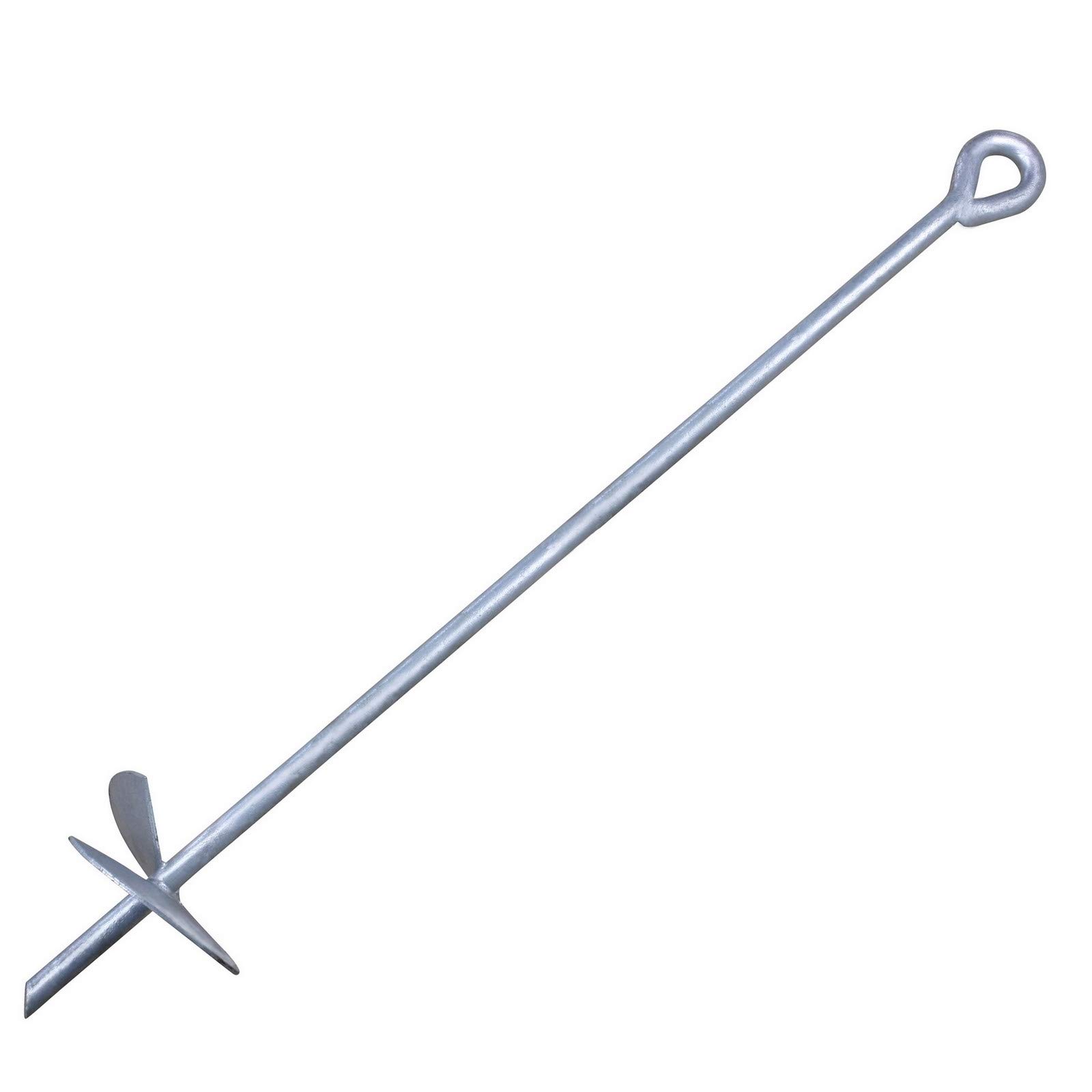 ALPIDEX Hélice d'ancrage d'une Longueur de 70 cm ou 100 cm pour Slackline, Longueur:100 cm