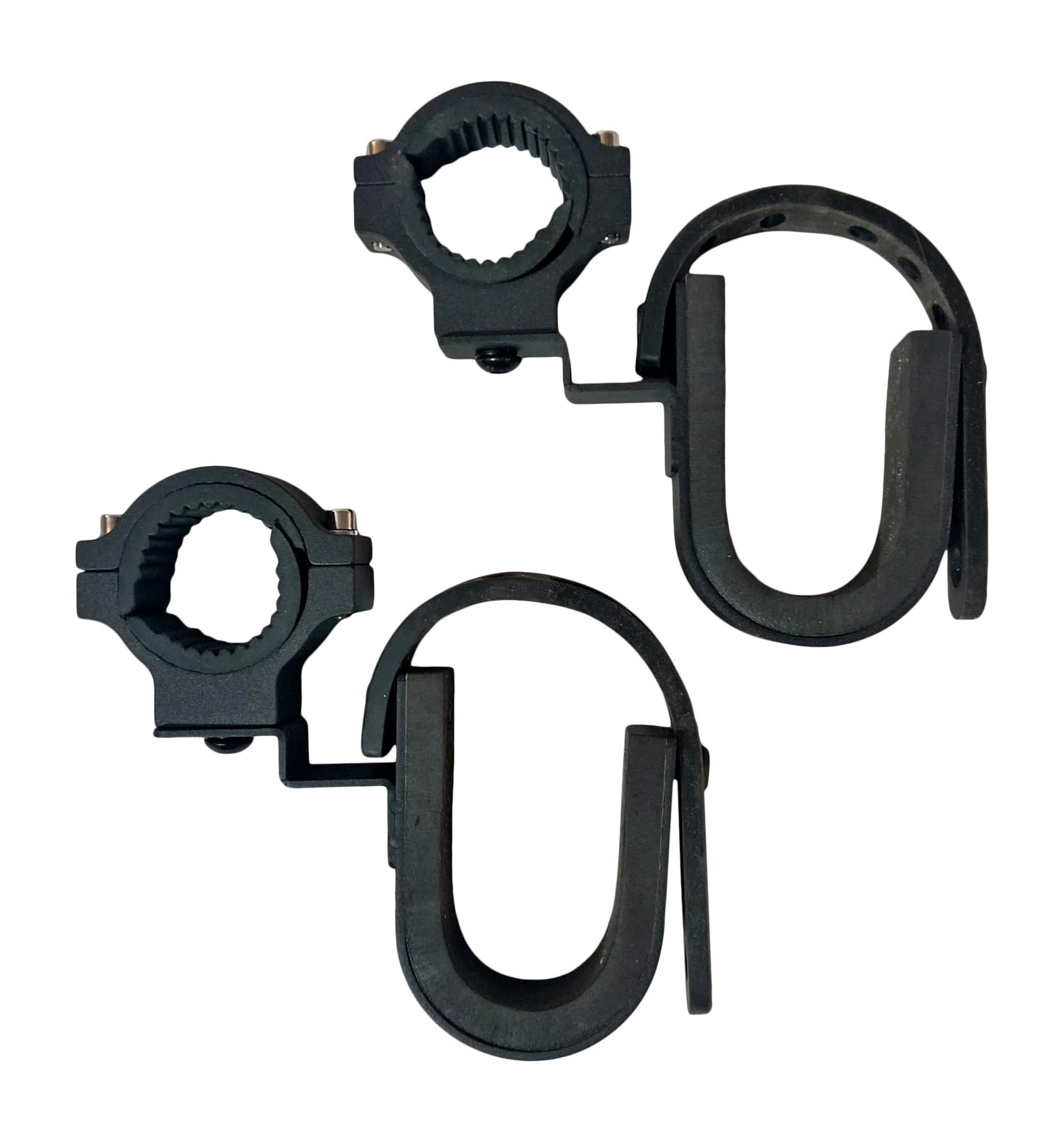 Roll Bar UTV Gun Holder Rack, Fits 1.5-2 Inch Round Roll Bars, for Polaris, Can Am, Kawasaki, Honda, Yamaha, 2 Pack, Black