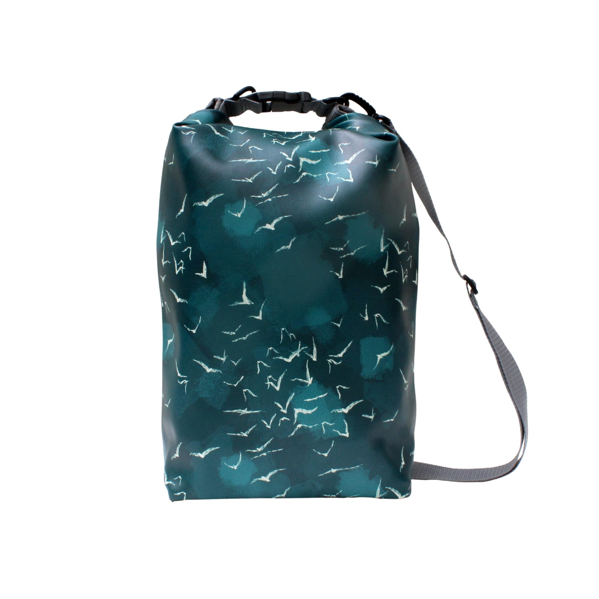 Ikuri Drybag Trockentasche Rucksack Rolltop Wasserdicht aus Plane - Tasche für SUP, Surf, Kayak, Outdoor - Design Marina