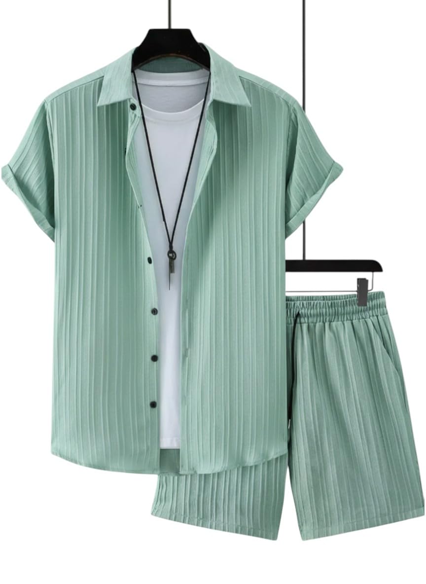 Men's Short Sleeve Shirt and Shorts Night Suit Set - Review, Price and Buying Guide