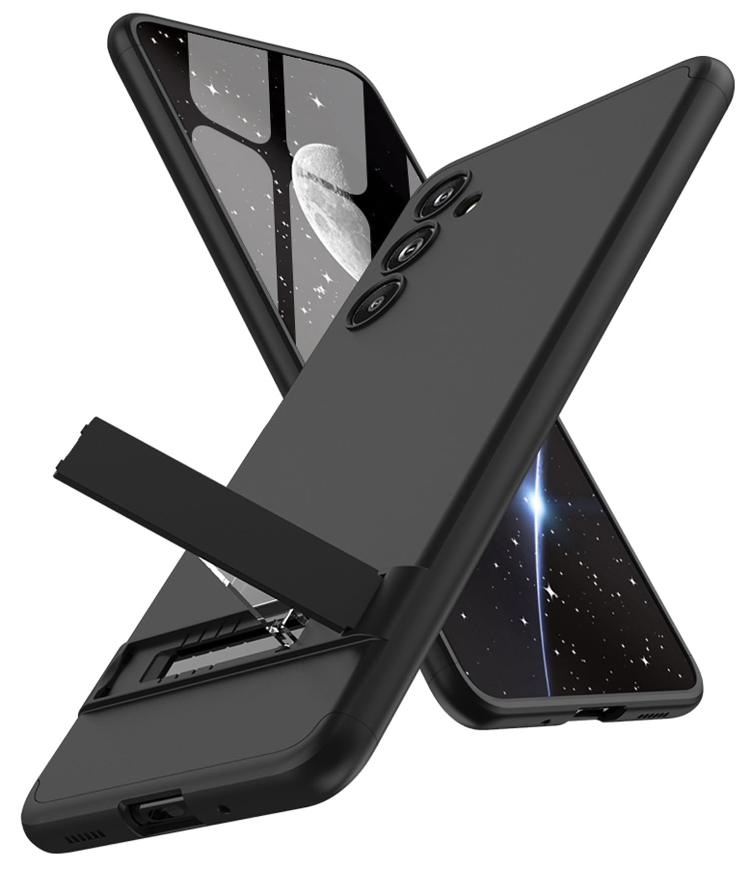 Kapa Double Dip Full 360 Protection Back Case Cover with Stand for Samsung Galaxy F54 (5G) (Black) (B0CHMQXH7Y) Amazon Price History, Amazon Price Tracker
